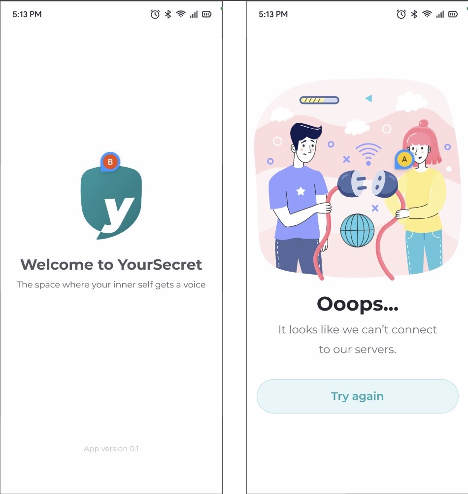 Welcome + WIP Transparency Screen
